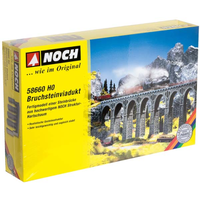 Noch HO Quarrystone Viaduct 37 x 24.5 x 4.4cm N58660