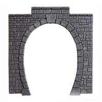 Noch HO Tunnel Portal Single Track 11X11cm N60010