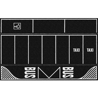 Noch HO Car Park asphalt, 2 pieces, each 22 x 14 cm, asphalt, 2 pieces, each 22?x?14?cm N60718