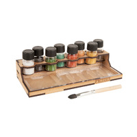 Noch Weathering Powder With Mixing Bench