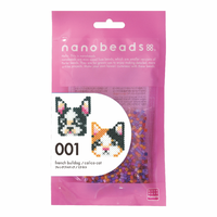 Nanobeads French Bulldog/ Calico Cat