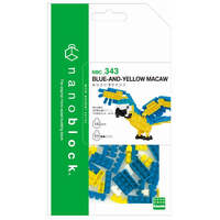 Nanoblock Macaw - Blue and Yellow