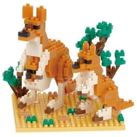 Nanoblock Big Kangaroo & Joey