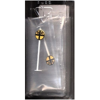 NJ International HO Round RR Warning Signs NJI-1240