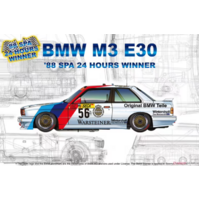 NuNu 24017 1/24 BMW M3 E30 Spa 24h winner 1988 Plastic Model Kit
