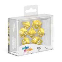 Oakie Doakie Dice RPG Set Marble - Yellow (7)