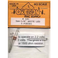 Oregon Rail Supply HO 3mm Light LEDs (3) ORS-141