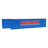 On Track Models HO 40' Curtain Sided Containers InterLink