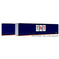 On Track Models HO 40' Curtain Sided Containers TNT