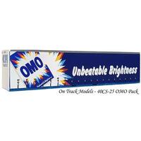 On Track Models HO 40' Curtain Sided Container OMO