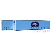 On Track Models HO 40' Curtain Sided Containers Heinz