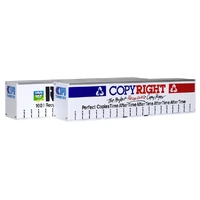 On Track Models HO Re Right & Copyright 40' Curtain Sided Containers
