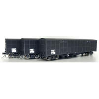 On Track Models HO LLV Gunmetal Grey As Delivered 3pk (1186, 11488, 11533)