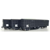 On Track Models HO LLV GLV Models Gunmetal Grey As Delivered 3pk (29425, 29430, 29436)
