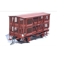On Track Models HO Victorian L Sheep Van 6 Car Set LSV-02
