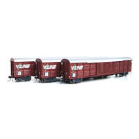 On Track Models HO VR Wagon Red Vic 56' Louvre Van (RLEX 922U, RLEX 967F, & RLEX 992H)