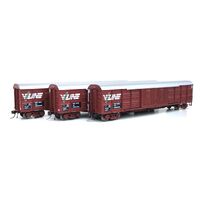 On Track Models HO VR Wagon Red Vic 56' Louvre Van (VLEX 842K, VLEX 844F, & VLEX 985H)