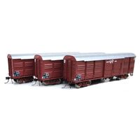 On Track Models HO VR Wagon Red Vic 40' Louvre Van (VLX 144, VLX 184, & VLX 195)