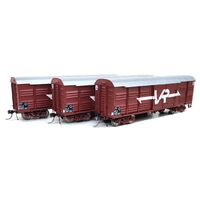 On Track Models HO VR Wagon Red Vic 40' Louvre Van (VLX 332, VLX 514, & VLX 562)