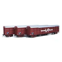 On Track Models HO VR Wagon Red Vic 56' Louvre Van (VSX 880, VSX 916, & VSX 987)