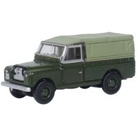 Oxford 1/120 Land Rover Series 2 Lwb Canvas Bronze Green Diecast Model Car