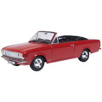 Oxford 1/43 Dragoon Red Ford Cortina Crayford Open Top Diecast Car 43CCC003