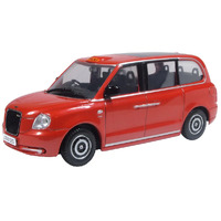 Oxford 1/43 Tupelo Red LEVC TX Taxi Diecast Car 43TX5002