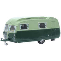Oxford 1/76 Dark Green and Sage Green Carlight Continental Diecast Model