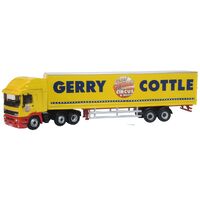 Oxford 1/76 Gerry Cottles Circus ERF EC Box Trailer Diecast Model