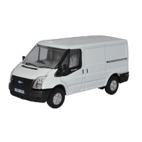 Oxford OO Frozen White Ford Transit Mkv SWB Low Roof 76FT036