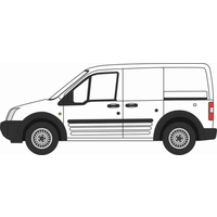 Oxford OO Ford Transit Connect White 76FTC005