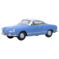 Oxford 1/76 VW Karmann Ghia Lavender/Pearl White Diecast Model Car
