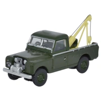 Oxford OO Land Rover Series II Tow Truck Bronze Green 76LAN2009