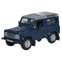 Oxford 1/76 Land Rover Defender 2013 Tamar Blue Diecast Model