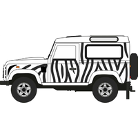 Oxford OO Safari Land Rover Defender 90 76LRDF013