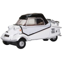 Oxford 1/76 Messerschmitt Bubble Car Polar White Diecast