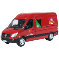 Oxford 1/76 Mercedes Sprinter Van Royal Mail Diecast Car 76MSV003