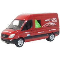 Oxford 1/76 Parcelforce Mercedes Sprinter Diecast Model