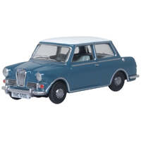 Oxford 1/76 Riley Elf MKIII Persian Blue Snowberry White Diecast Model