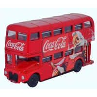 Oxford 1/76 Routemaster Coca Cola Xmas Diecast Model Car