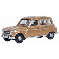 Oxford 1/76 Marron Glace Renault 4 Diecast Model