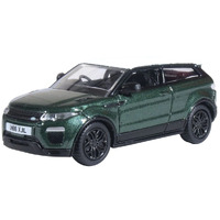 Oxford 1/76 Aintree Green Range Rover Evoque Coupe Diecast Car 76RRE003