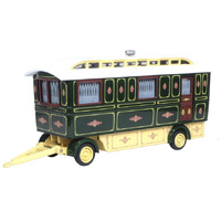 Oxford 1/76 Showmans Caravan Green 76SCV002