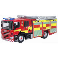 Oxford 1/76 South Wales Fire & Rescue Scania Pump Ladder CP28 Diecast Model