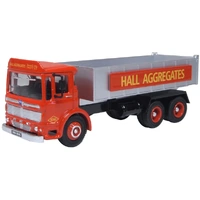 Oxford 1/76 AEC Tipper Hall Aggregates Diecast Model