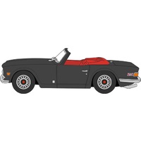 Oxford OO Black Triumph TR6 76TR6004