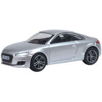 Oxford 1/76 Floret Silver Audi TT Coupe Diecast Model