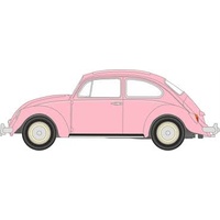 Oxford OO VW Beetle Pink - UK Registration 76VWB011UK