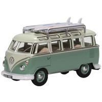 Oxford OO VW T1 Samba Bus/surfboards Turquoise/blue White 76VWS005