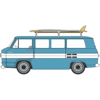 Oxford HO Chrysler 300 Convertible '61 Red 87CC61001